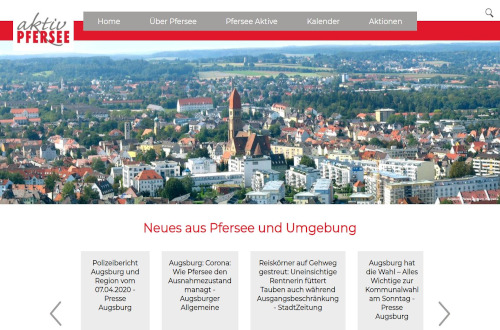Pfersee Aktiv Homepage