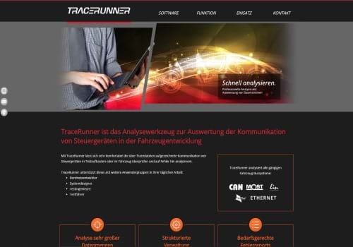 Fahrzeuganalyse mit TraceRunner